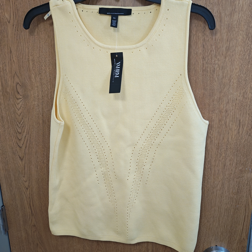 Vince Light Yellow Tank Top